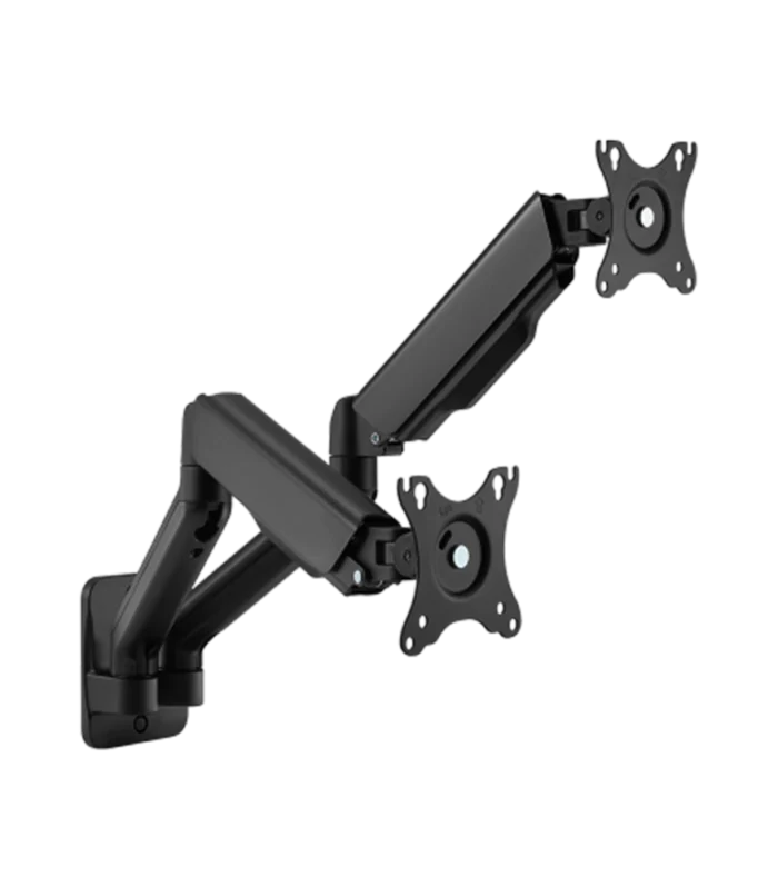 Cost-Effective Spring-Assisted Dual Monitor Wall Mount for 17″–32″ Monitors 91-LDA32114E