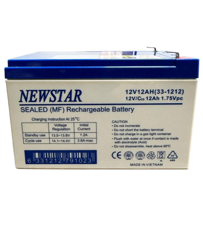 Newstar 33-1212 12V 12Ah Sealed Lead Acid UPS Battery (AGM VRLA)