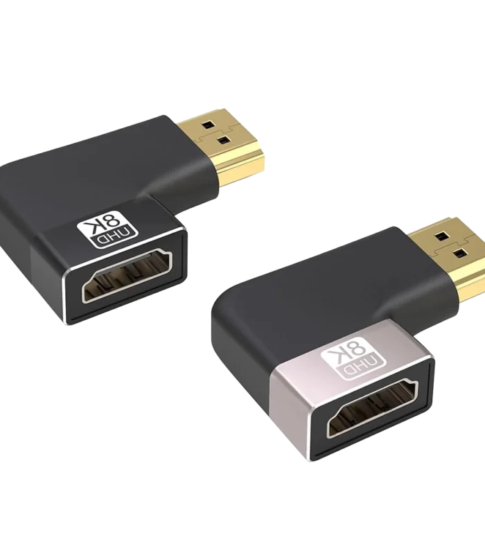 8K 90-Degree HDMI Adapter – Left-Angle HDMI Male to Female, 48 Gbps HDMI 2.1 CB0266