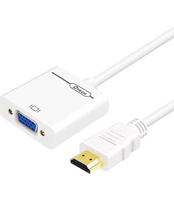 DTech HDMI to VGA HD converter Connected a laptop to projector HDMI to VGA cable adapter DT-6515