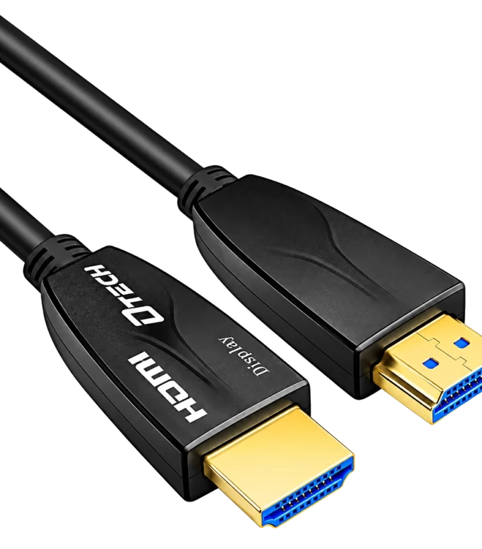 DTech Fiber Optic HDMI Cable – 4K@60Hz, 2K@144Hz, HDR, ARC, 18Gbps Ultra HD Video Transmission – AOC High-Speed