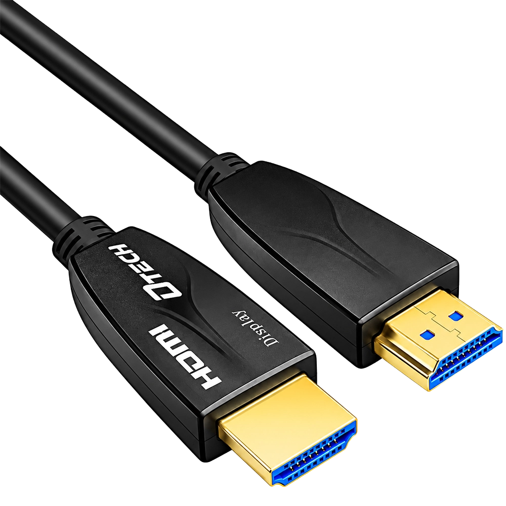 DTech Fiber Optic HDMI Cable – 4K@60Hz, 2K@144Hz, HDR, ARC, 18Gbps Ultra HD Video Transmission – AOC High-Speed