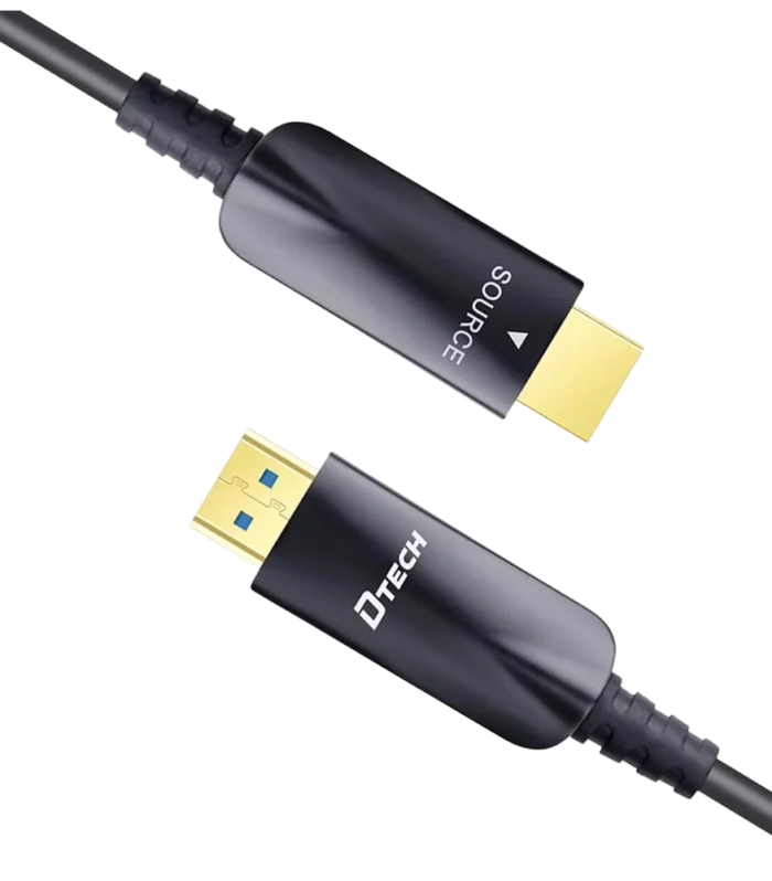 DTECH Fiber Optic HDMI Cable 4K@30Hz, 1080p@60Hz, High Speed 10.2Gbps, HDR, 3D, HDCP, CEC