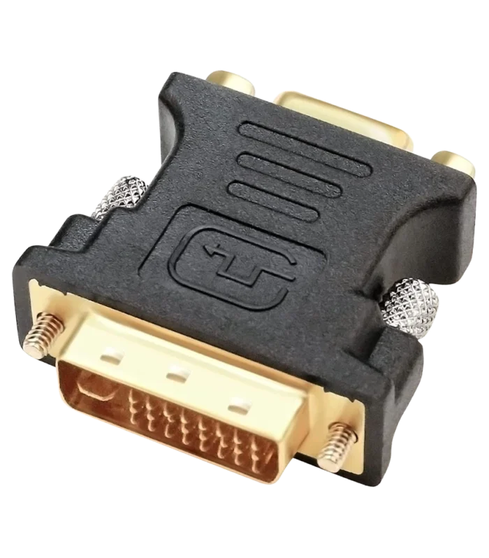 DTECH DVI-D Male to VGA Female Adapter – One-Way DVI to VGA Converter, 1080p Full HD CB0238