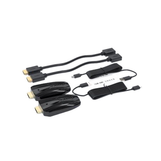 DTECH Wireless HDMI Extender 150m, 1080P@60Hz WiFi HDMI Transmitter Receiver, Audio Video Extender with IR Remote, Long Range HDMI Over Wireless for CCTV & AV Systems DT-7063