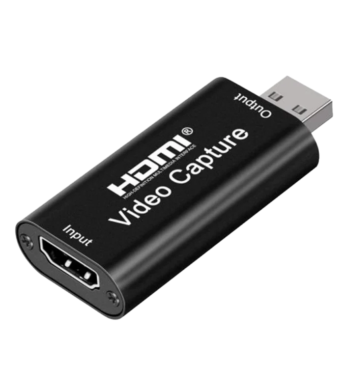 DTECH HD Mini HDMI Video Capture Card 4K Input to 1080P USB, Portable HDMI to USB Capture Device, Plug & Play Live Recording Card for OBS, Streaming, CCTV & Meetings  DT-7092