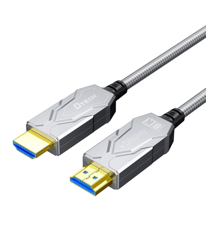 8K Armoured HDMI Cable 2.1, 48Gbps HDMI to HDMI Cable for 4K 120Hz TV, 8K TV, PS5 Pro, Laptop, 4K Monitor, Gaming Monitor, Projector 4K, Dolby Atmos, HDR, eARC DTECH