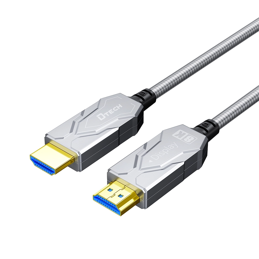 8K Armoured HDMI Cable 2.1, 48Gbps HDMI to HDMI Cable for 4K 120Hz TV, 8K TV, PS5 Pro, Laptop, 4K Monitor, Gaming Monitor, Projector 4K, Dolby Atmos, HDR, eARC DTECH
