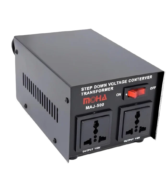 500w voltage converter which converts 220v voltage to 110v so that people can use american appliances in uae
