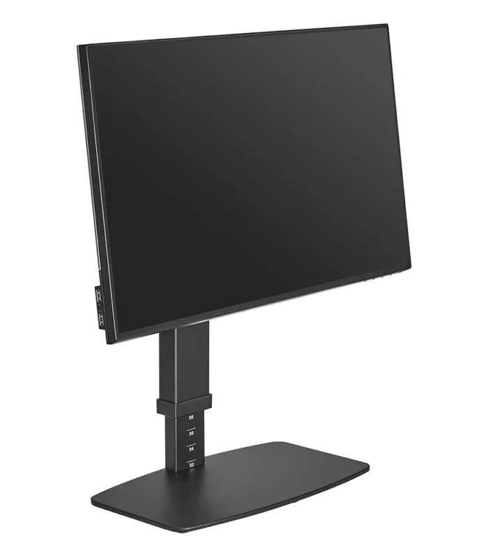 Newstar freestanding monitor stand for 13-32 inch screens with 360 degree rotation and height adjustment