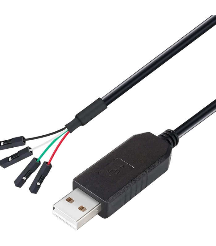 DTECH DT-6553 USB to TTL serial adapter Prolific PL2303TA 3.3V 4-pin female socket debug cable