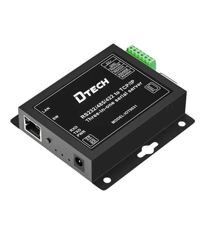 DTECH IOT9031 RS485 to Ethernet converter RS232 RS422 serial to TCP IP server