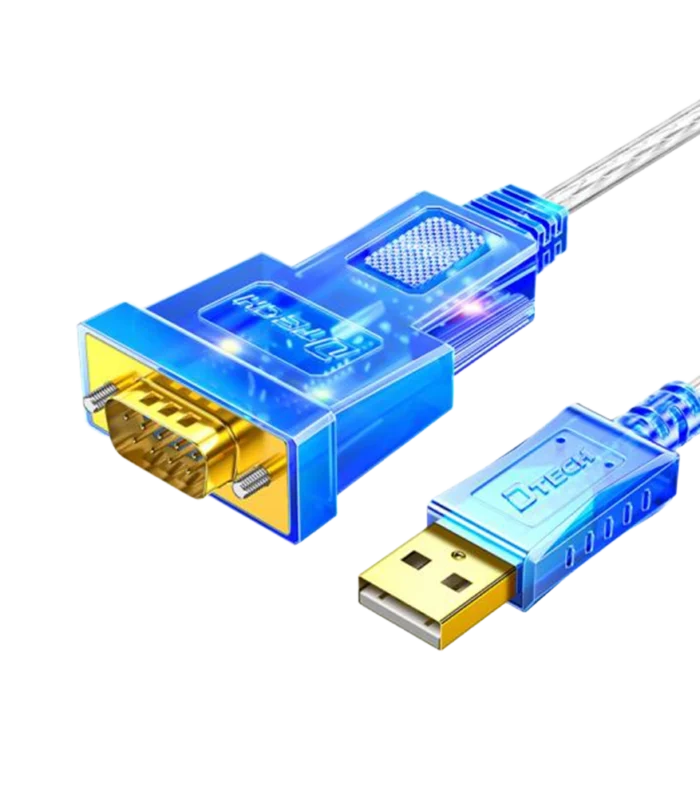 DTECH DT-5002B USB to RS232 cable DB9 female FTDI chip 1.8m serial converter adapter